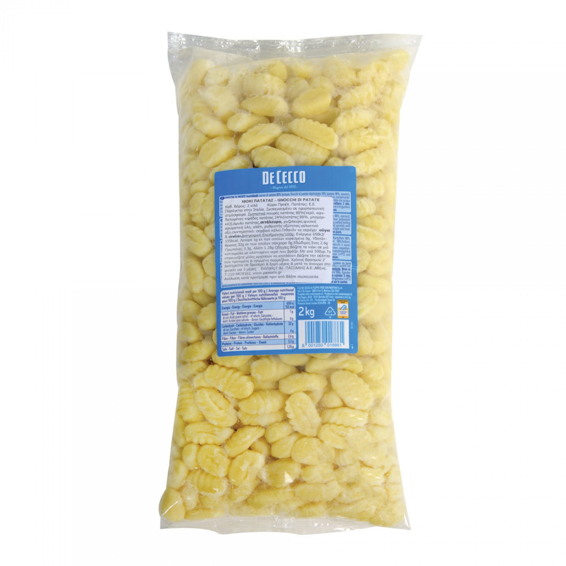 Νιόκι από πατάτα De Cecco 2kgr